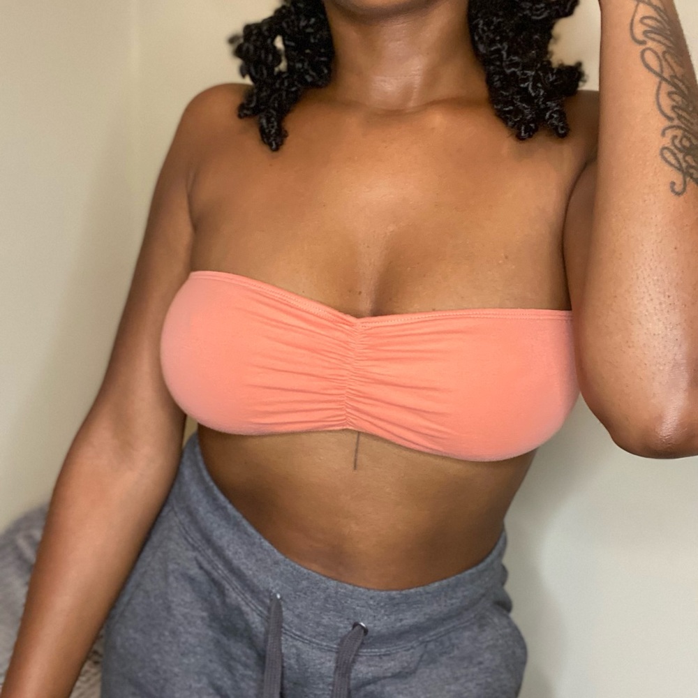 Pink halter top